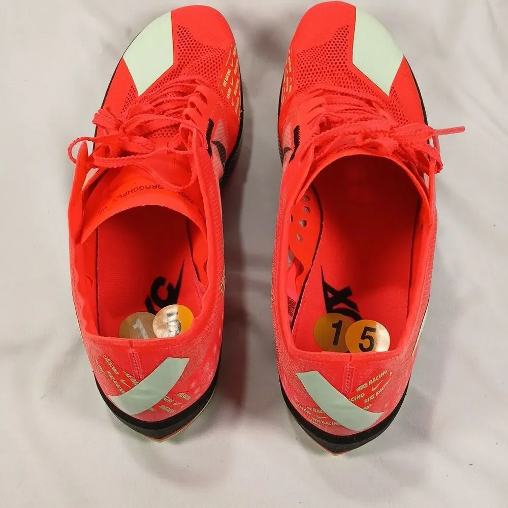 Nike Zoom Dragonfly Track Spikes Mens 15 Orange Distance Racing Shoes